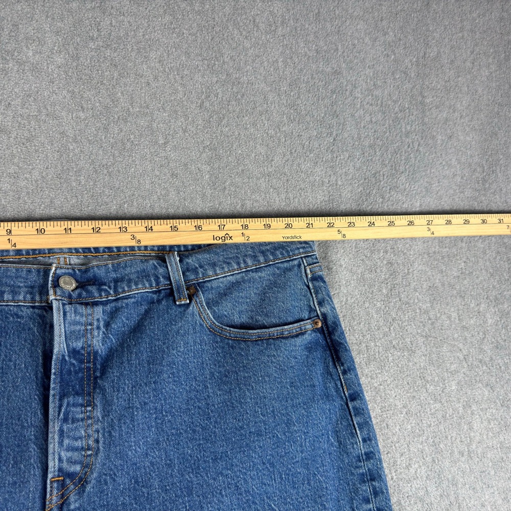 Levis Womens Jeans 20W (42x26) Premium 501 Button Fly Big E - Picture 6 of 15